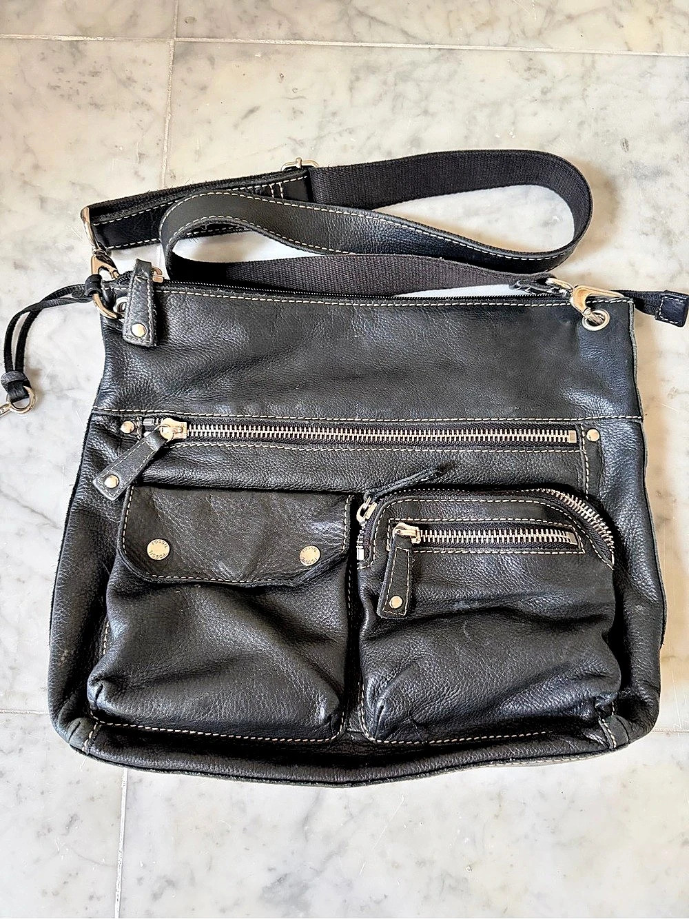 Fossil Crossbody Bag in Black